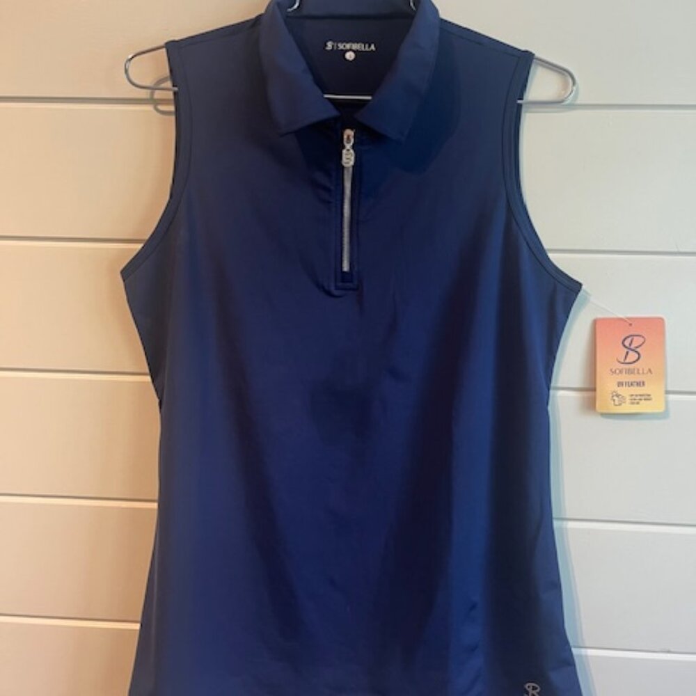 Sofibella Sleeveless Polo